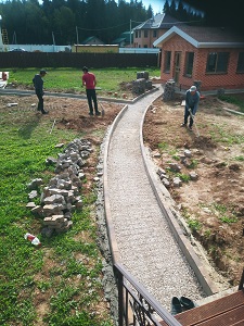 подготовка бетонного основание для укладки тротуарной плитки и брусчатки Обнинск